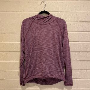 lululemon athletica maroon hoodie pullover | women’s size 8